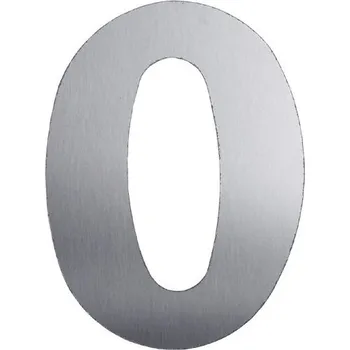 Domovní cedule Domovní číslo popisné 120mm Nerez - č.0 Nerez