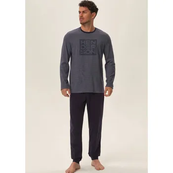 Pánské pyžamo Pánské pyžamo Henderson 41909 Modrá XXL