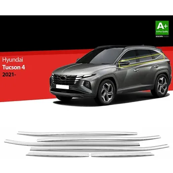 Nerez lišty spodní hrany oken dveří Hyundai Tucson V -- od roku výroby 2020-
