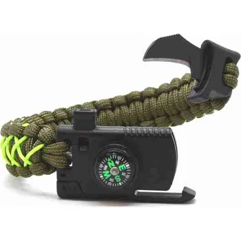 Náramek Cordell paracord náramek komise Survival - Velikost M, Barva Výstražná žlutá