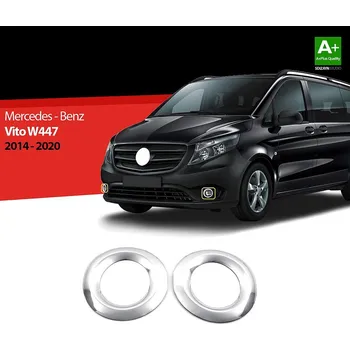 Nerez rámečky mlhovek Mercedes Vito W447 -- rok výroby 2014-2020