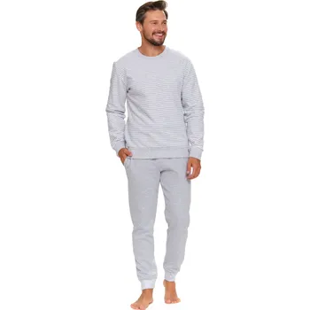 Pánské pyžamo Hřejivé pánské pyžamo DOCTOR NAP PMB.5248 GREY XXL 0