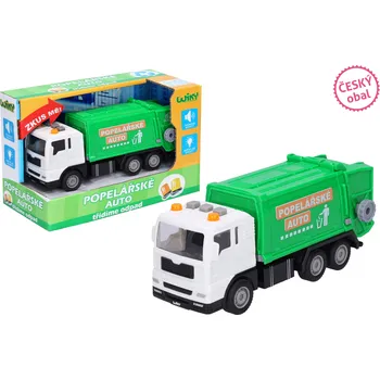 autíčko Wiky Vehicles Auto popelářské s efekty 17 cm - český obal