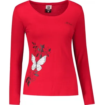 Dámské tričko Dámské triko s dlouhým rukávem ALTISPORT CARRYOVER ALW137169 ČERVENÁ L