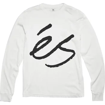 Pánské tričko és Pánské triko big script ls tee white
