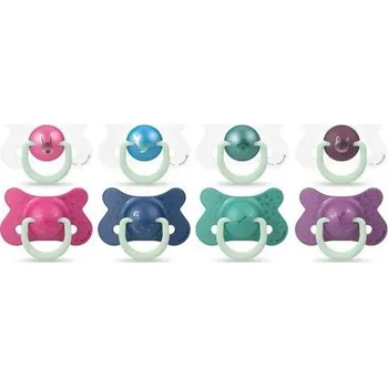 Suavinex ŠIDÍTKO DEN&amp;NOC Fyziologické SILIKON +18 m