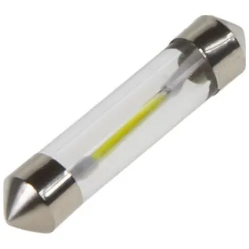 Autožárovka COB LED sufit (36mm) bílá, 12V