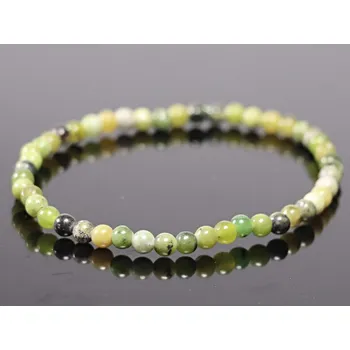Náramek Magieprirody.cz Náramek Opál zelený - 4 mm kuličky #805 - z přírodních kamenů