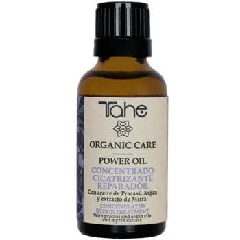 Vlasová regenerace TAHE Koncentrovaný olej POWER ORGANIC CARE na poškozené vlasy (30 ml)