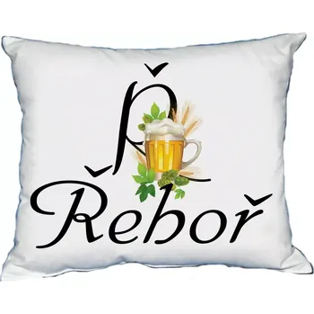 Dekorativní polštářek Polštář s pánským jménem ŘEHOŘ (polštář se jménem ŘEHOŘ)