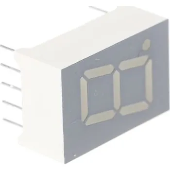 Dioda LED displej CA barva LED diody Červená 7,6 mcd RH DP 12.7mm Kingbright 625 nm