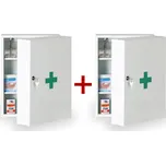 Kovová lékarnička na zeď 1+1 ZDARMA, 45 x 32 x 19 cm