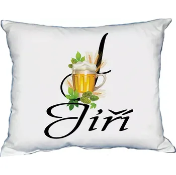 Dekorativní polštářek Moon River JIŘÍ polštář s pánským jménem velikost 30x40 cm