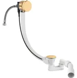 Omnires TK132-PLUS-3.04+64-SGL Vanový sifon s napouštěním, zlatá