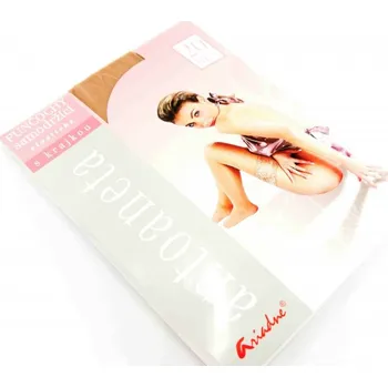 Dámské punčochy Samodržící punčochy s krajkou Antoaneta - tělová - velikost 25