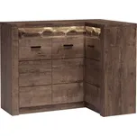 Eoshop Rohová komoda INDIANAPOLIS I-15 jasan tmavý