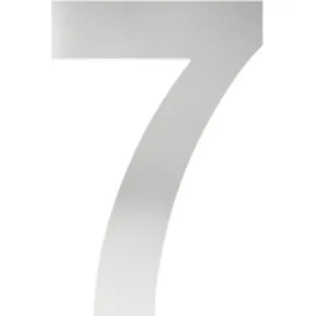 číslo "7" 155mm nerez Nerez