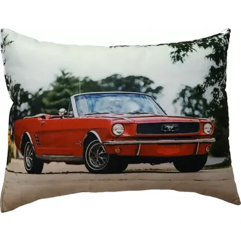 Dekorativní polštářek Polštář s autem Ford Mustang (dekorativní polštářek )