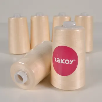 Overlock / coverlock polyesterová nit TKY 5000 barva ecru