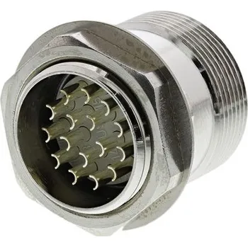 Elektrická zásuvka Zástrčka DIN, řada: Epic Series R, počet kontaktů: 16, Samec, 1,5 kV, IP65, 7.5A, typ připojení: šroubový zámek