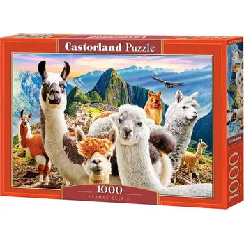 Castorland Puzzle Selfie lam na Macchu Picchu 1000 dílků