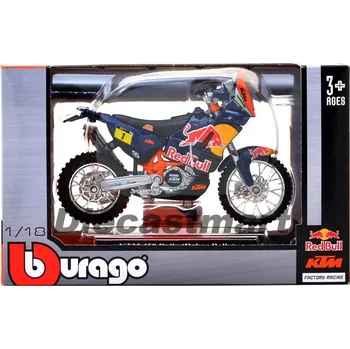 RC model motocyklu model motocyklu KTM Rally Dakar 1:18