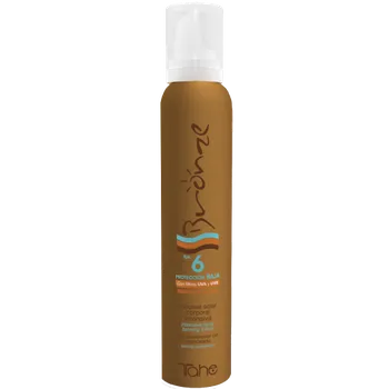 Přípravek na opalování Tahe Opalovací bronzer pěna F.P.S. 6 (200 ml) s UVA/UVB filtrem