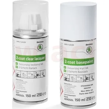 lakový sprej ŠKODA - bílá LASER (F9F) ORIGINÁL