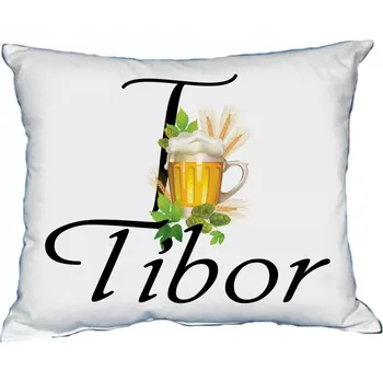 Dekorativní polštářek Moon River TIBOR polštář s pánským jménem velikost 30x40 cm
