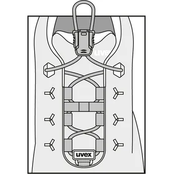 Tkaničky do bot uvex Elastické tkaničky 2