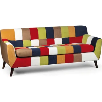 Pohovka Fiesta sedací souprava třímístná 77 x 79 x 189 cm patchwork