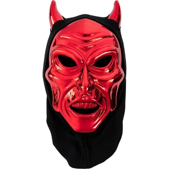 Karnevalová maska Party Pal Maska Čert s kapucí plastová