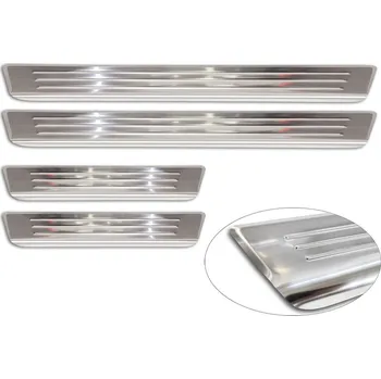 Lišta karosérie Ochranné kryty prahů, VW Tiguan II, 2016-2024, Silver (AV222284)