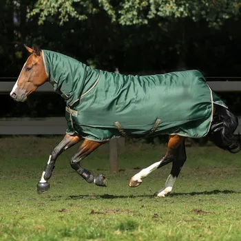 Jezdectví Termodeka Bucas Freedom Turnout 150g s krkem zima 2024 Black/Taupe 155cm