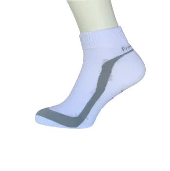 Pánské ponožky ROTEX Vysočina s.r.o. A12 – bavlněné nízké elastické ponožky Barva: Bílá, Velikost: 32-33