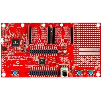 Vývojová deska Vyhodnocovací deska, PIC24FJ256GA7, PIC, MCU, MCU, PIC24, PIC24FJ256GA7 Curiosity, Vývojová deska