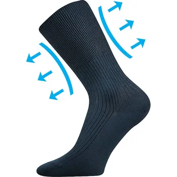 Pánské ponožky BOMA ponožky ZDRAVAN Medicine 100% bavlna Barva: tmavě modrá, Velikost: 43-45