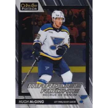 Sběratelská karetní hra insert RC karta HUGH McGING 23-24 OPC Platinum Marquee Rookie číslo 242