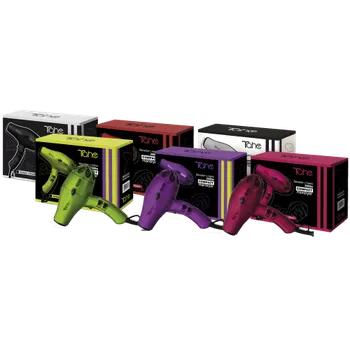 Fén Kompaktní profesionální fén s difuzérem Tahe (fialový) ( hmotnost 570 g)