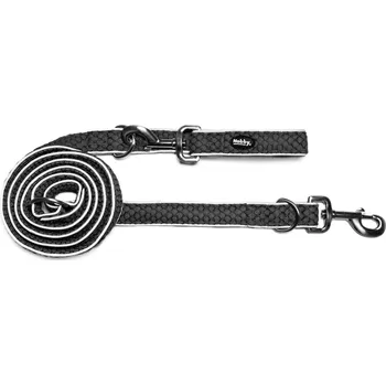 Vodítko pro psa Nobby přepínací vodítko MESH AIR šedá L-XL 200cm
