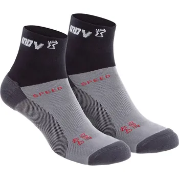 Pánské ponožky INOV-8 SPEED SOCK mid black - 2 pack Velikost: L
