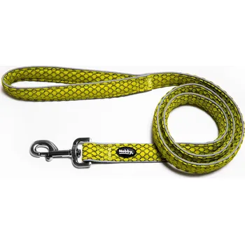Vodítko pro psa Nobby ploché vodítko MESH AIR žlutá M-L 120cm