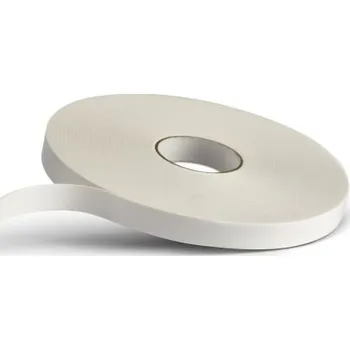 Výstražná páska Pěnová páska, Bílá 19.0mm, délka: 50.0m tloušťka 1.0mm RS PRO Oboustranná