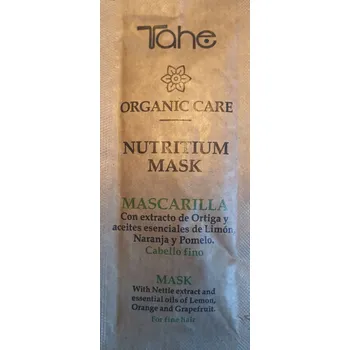 Vlasová regenerace TAHE Tester - Přírodní hydratační maska NUTRITIUM pro jemné a suché vlasy (10 ml)