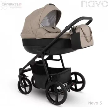 Kočárek Dětský kočárek Camarelo Navo - 5 Hnědá