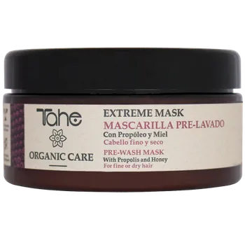 Vlasová regenerace TAHE Přírodní hydratační maska Extrem aplikovaná před šamponem pro jemné a suché vlasy (300 ml)