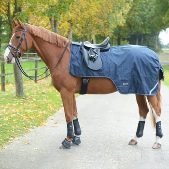 Deka pro koně BUSSE Deka bederní Raintrainer BUSSE, 100 g, navy Délka zad: 155 cm