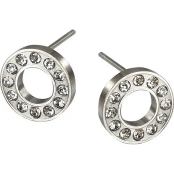 Náušnice Free Style Náušnice z chirurgické oceli pecky se zirkony ESS652ST Průměr mm: 10
