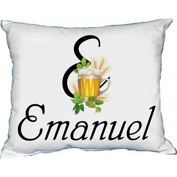 Dekorativní polštářek Moon River EMANUEL polštář s pánským jménem velikost 30x40 cm (polštářek pánské jméno )