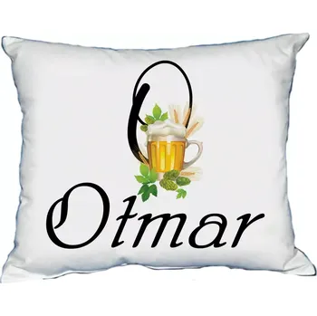 Dekorativní polštářek Moon River OTMAR polštář s pánským jménem velikost 30x40 cm
